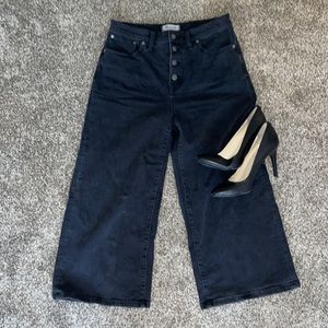 Madewell Wide-leg Crop Jeans